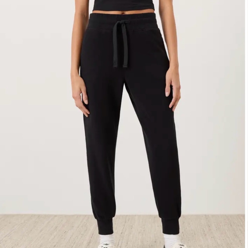 Pact Women's Black Drawstring Joggers